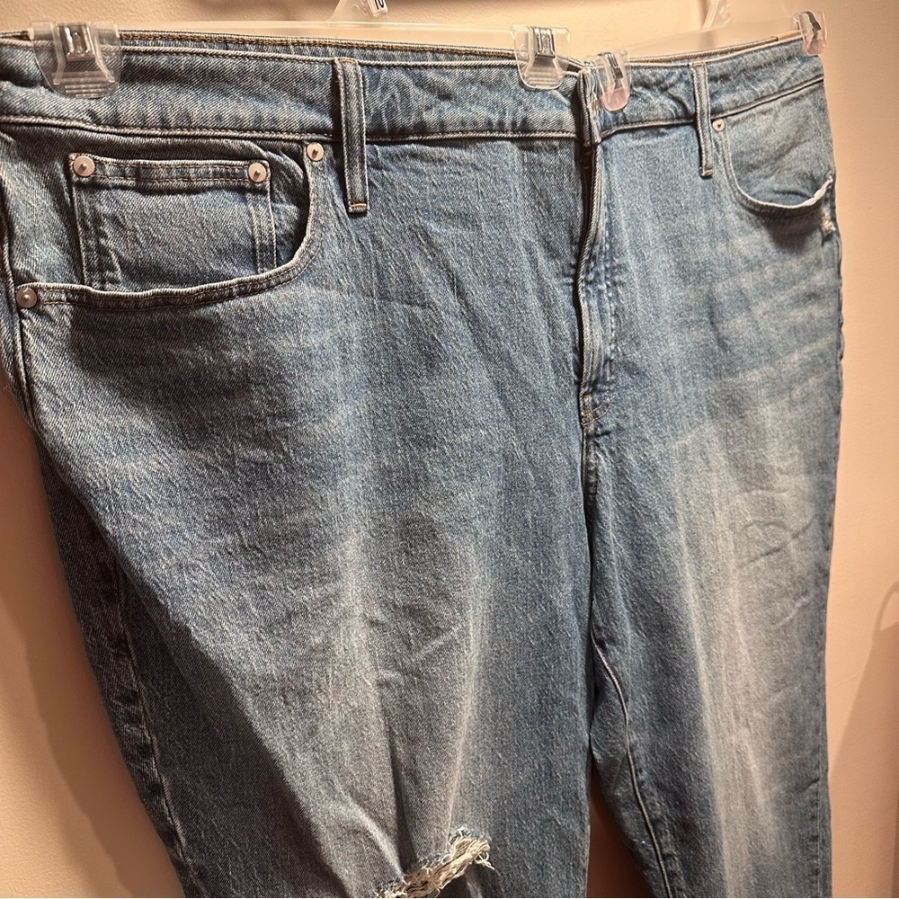 Madewell The Plus Mid-Rise Perfect Vintage Jean 28W in Light Wash Distressed NWT - Picture 6 of 16